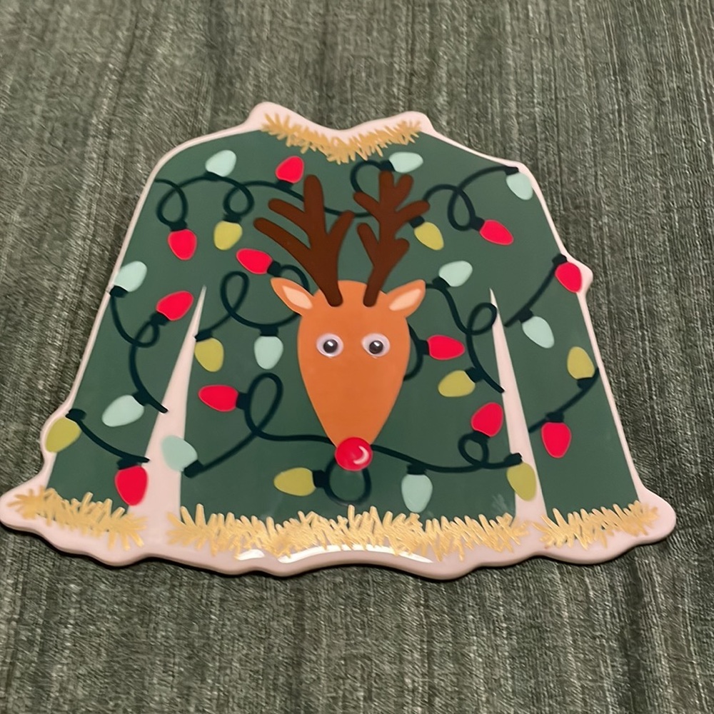 Coton Colors NWT Christmas Reindeer Velcro Accessory